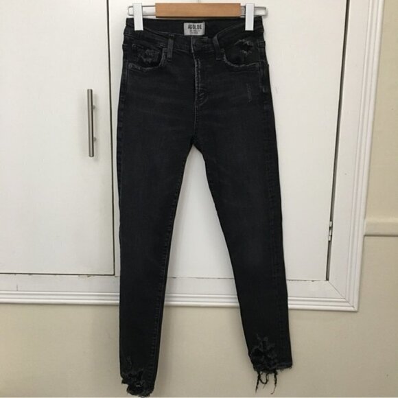 Agolde Sophie High Rise Skinny Crop Jeans - Picture 3 of 10